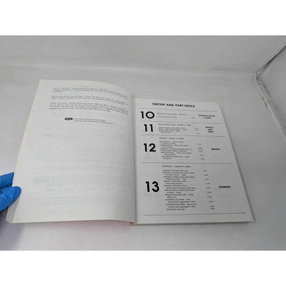 1980 Ford‎ Car Shop Manual Electrical Mustang Capri Pinto Body Chassis OEM